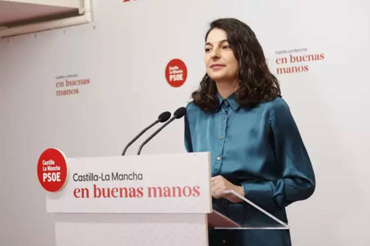 La diputada del grupo socialista en las Cortes regionales Paloma Jiménez.