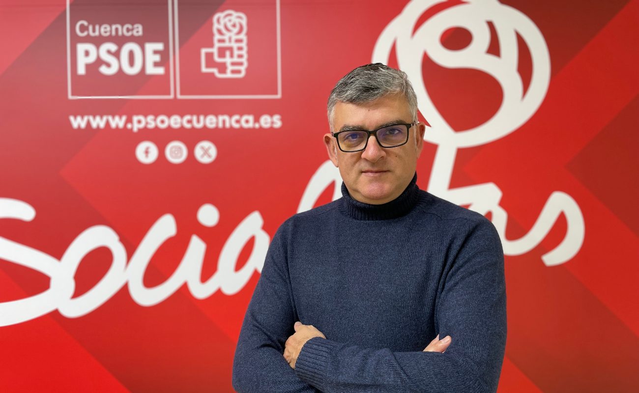 El presidente del Grupo Socialista en las Cortes de Castilla-La Mancha, Ángel Tomás Godoy.