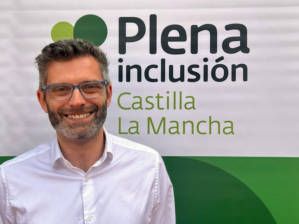 El gerente de Plena inclusión Castilla-La Mancha, Daniel Collado.