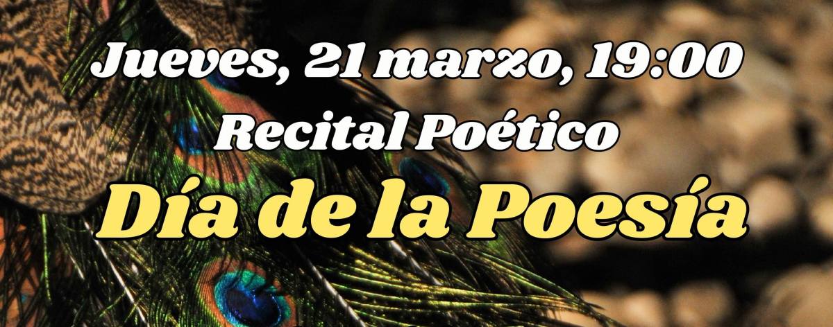 Cartel Día de la Poesía Guadalajara