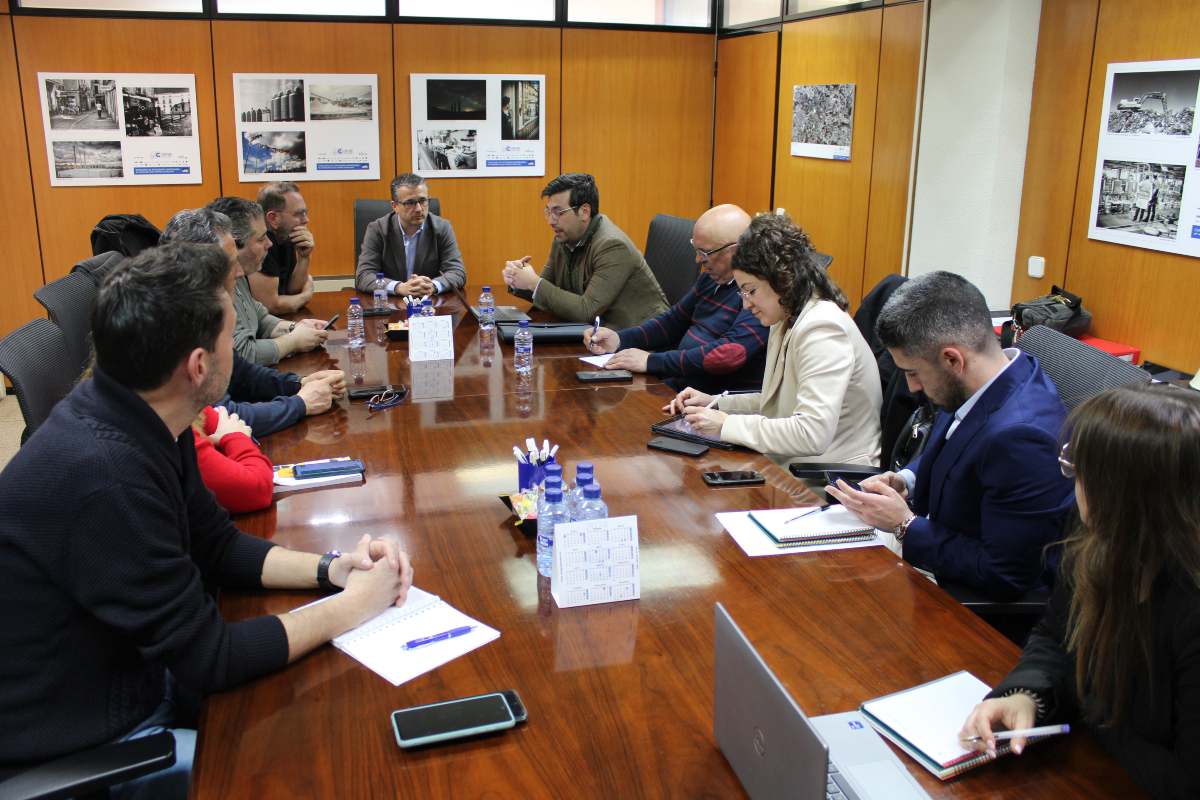 Reunión entre CEOE-CEPYME y el Ayuntamiento de Guadalajara