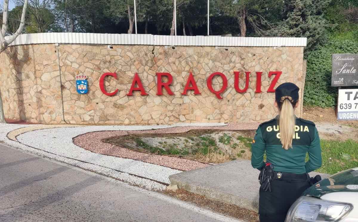 Guardia Civil en Urbanización Caraquiz de Uceda en Guadalajara