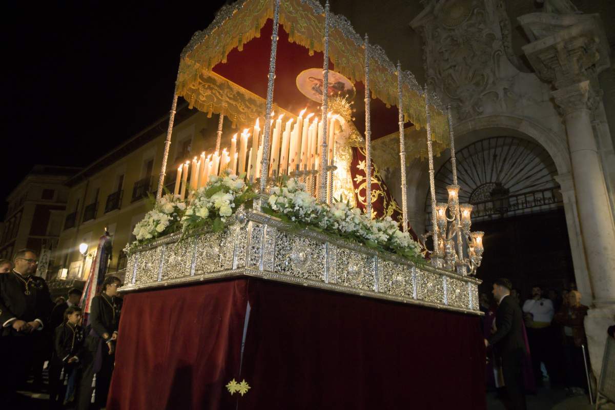 Procesión Lunes Santo. Imagen de María Santísima de la Misericordia. Semana Santa Guadalajara