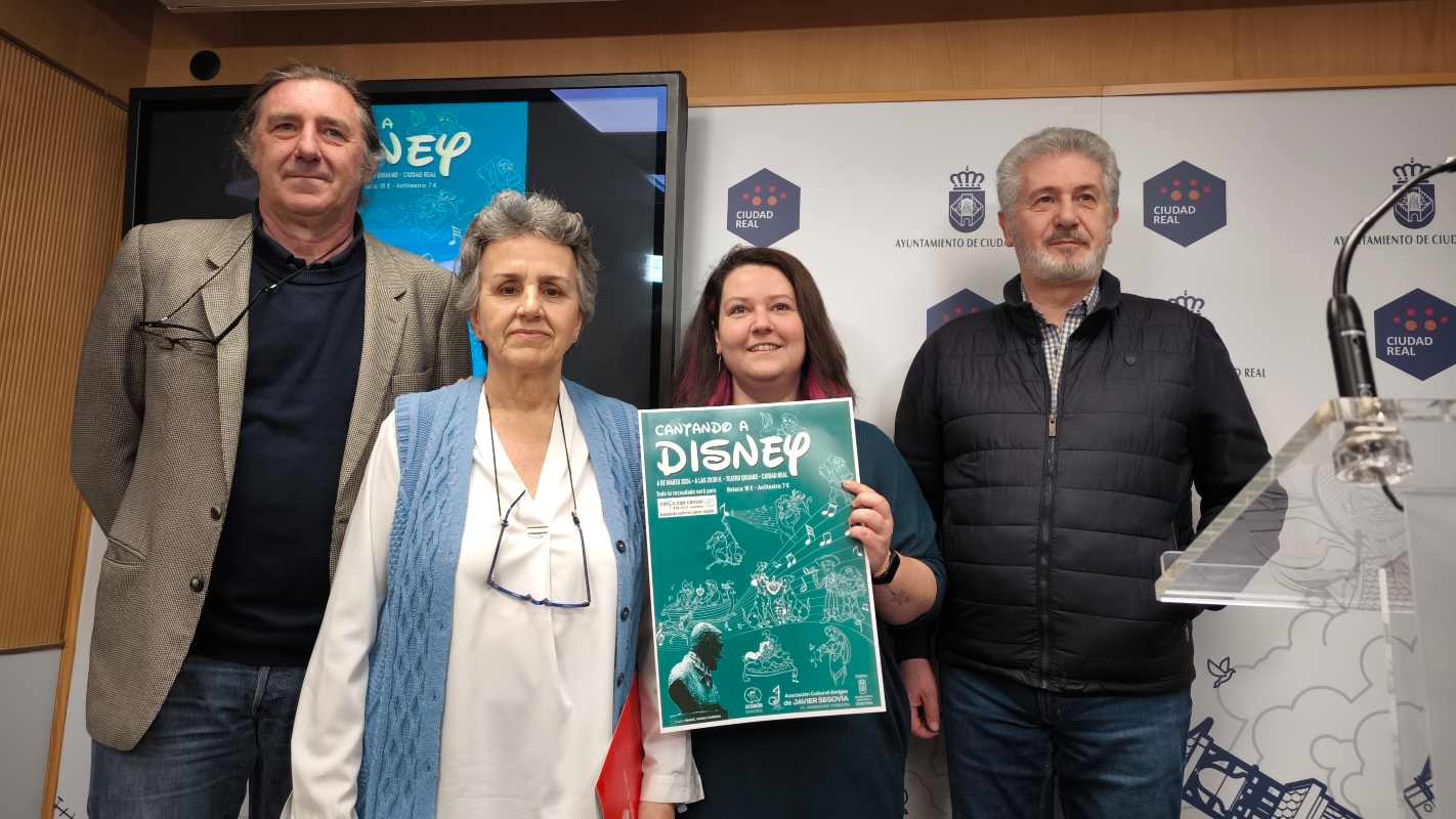 Presentación del concierto solidario 'Cantando a Disney'