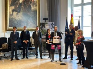 Recepción a la delegación toledana en Agen.