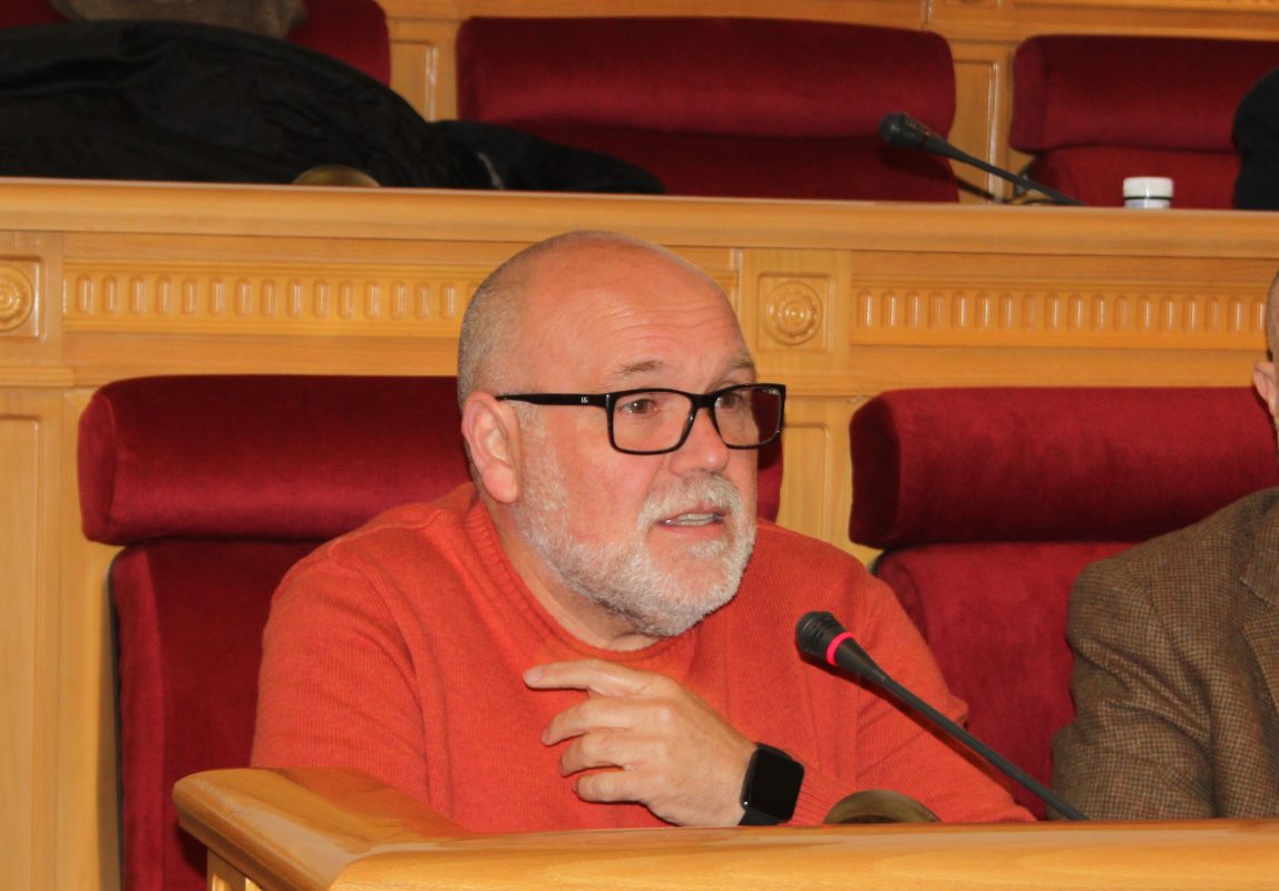 Txema Fernández portavoz de IU-Podemos en el Ayuntamiento de Toledo.