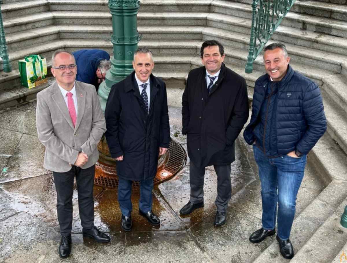 Visita del presidente de la Diputación a Puertollano