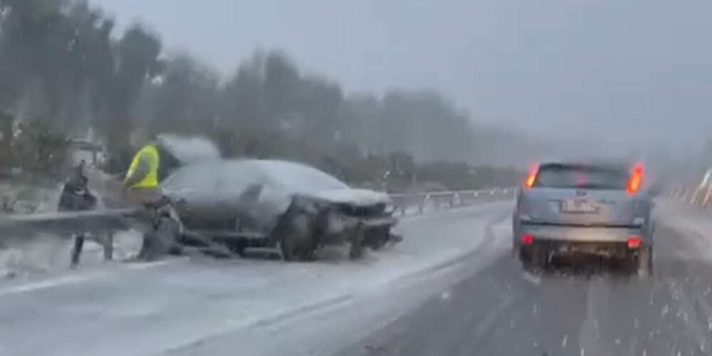 Accidente en la A-42, a la altura del Área 42, cerca de la capital regional.