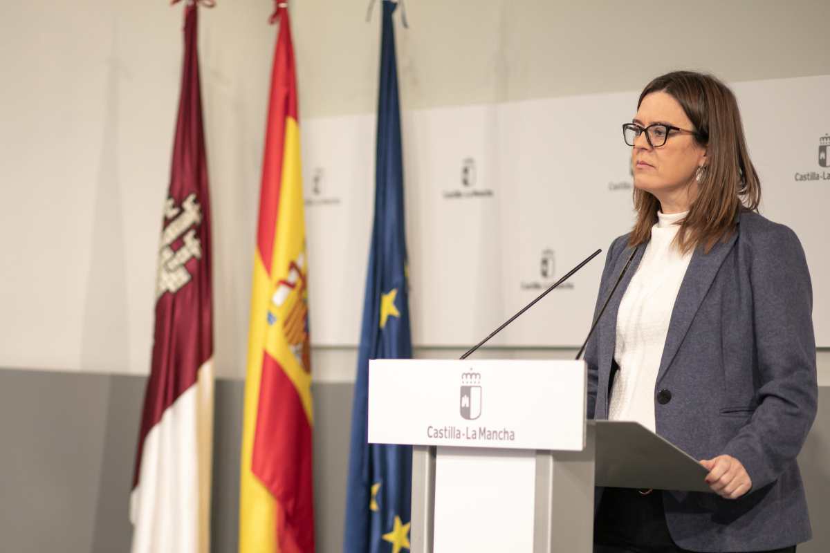 La consejera portavoz del Goberno de Castilla-La Mancha, Esther Padilla.
