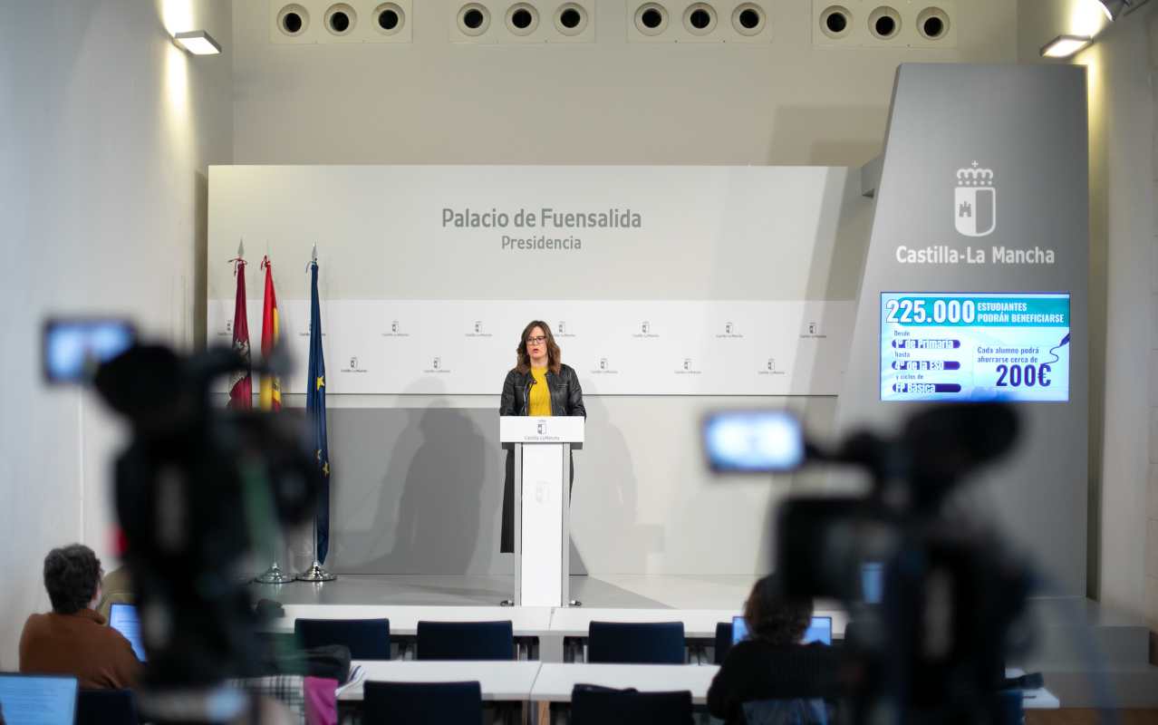 La consejera portavoz del Gobierno de Castilla-La Mancha, Esther Padilla.