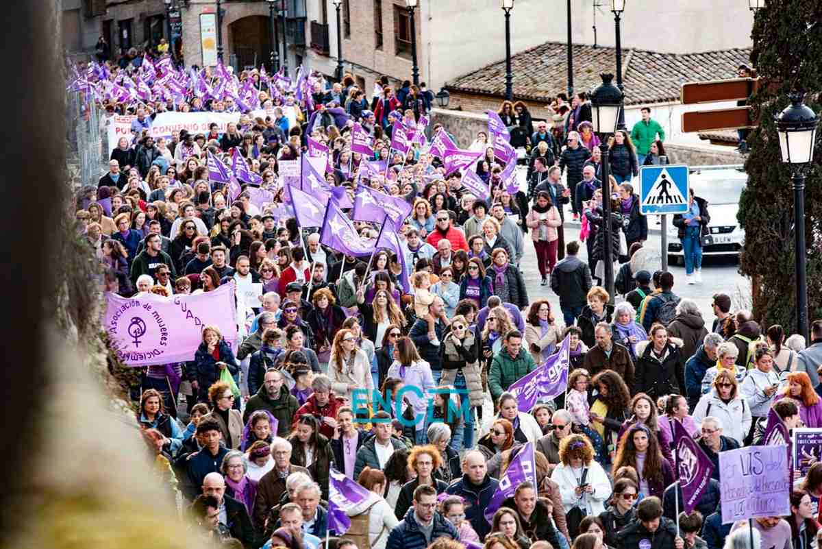 Manifestación del 8M en Toledo. Foto: Rebeca Arango.