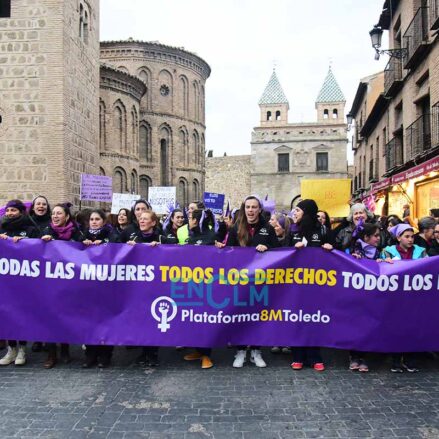 Manifestación del 8M en Toledo en 2024. Foto: ENCLM / Rebeca Arango