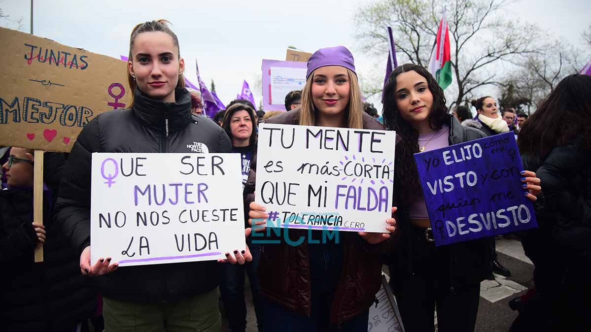 Manifestación del 8M en Toledo. Imagen: Rebeca Arango.