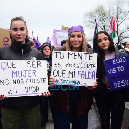 Manifestación del 8M en Toledo. Imagen: Rebeca Arango.