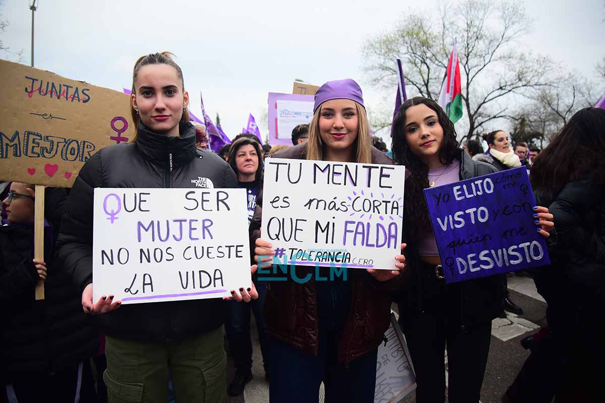 Manifestación del 8M en Toledo. Imagen: Rebeca Arango.