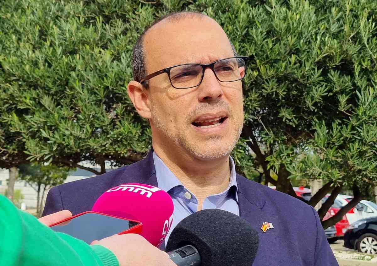 El secretario provincial del PSOE en Guadalaja y presidente de las Cortes de Castilla-La Mancha, Pablo Bellido.