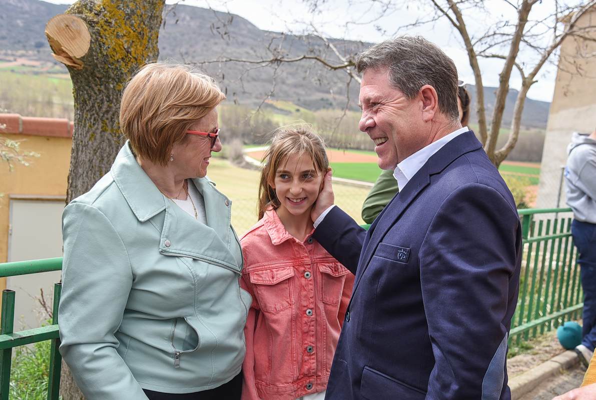 Emiliano García-Page asegura que la región está en el "camino correcto" para combatir la despoblación. Foto: Gobierno de Castilla-La Mancha.