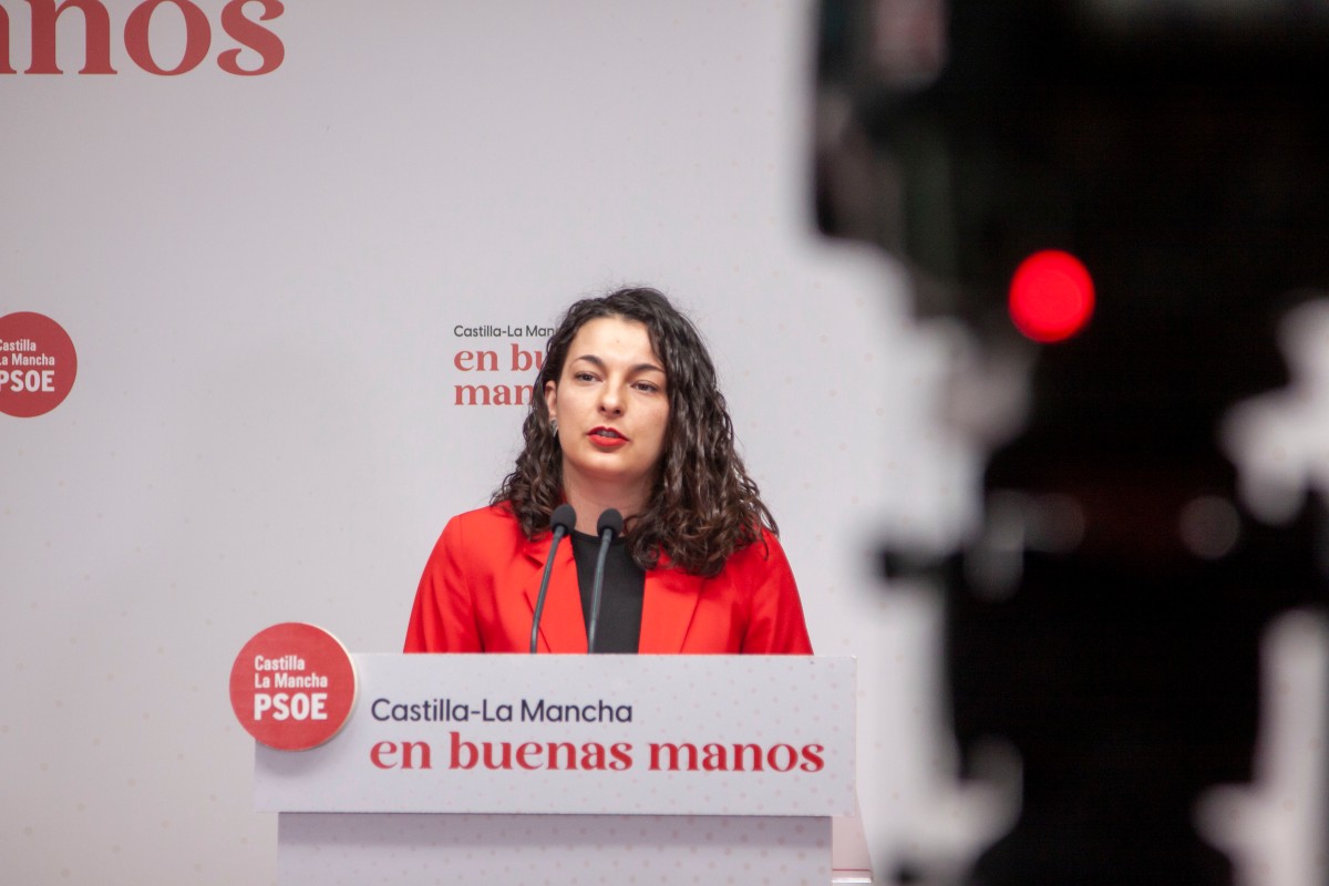 La diputada del grupo socialista en las Cortes regionales Paloma Jiménez.