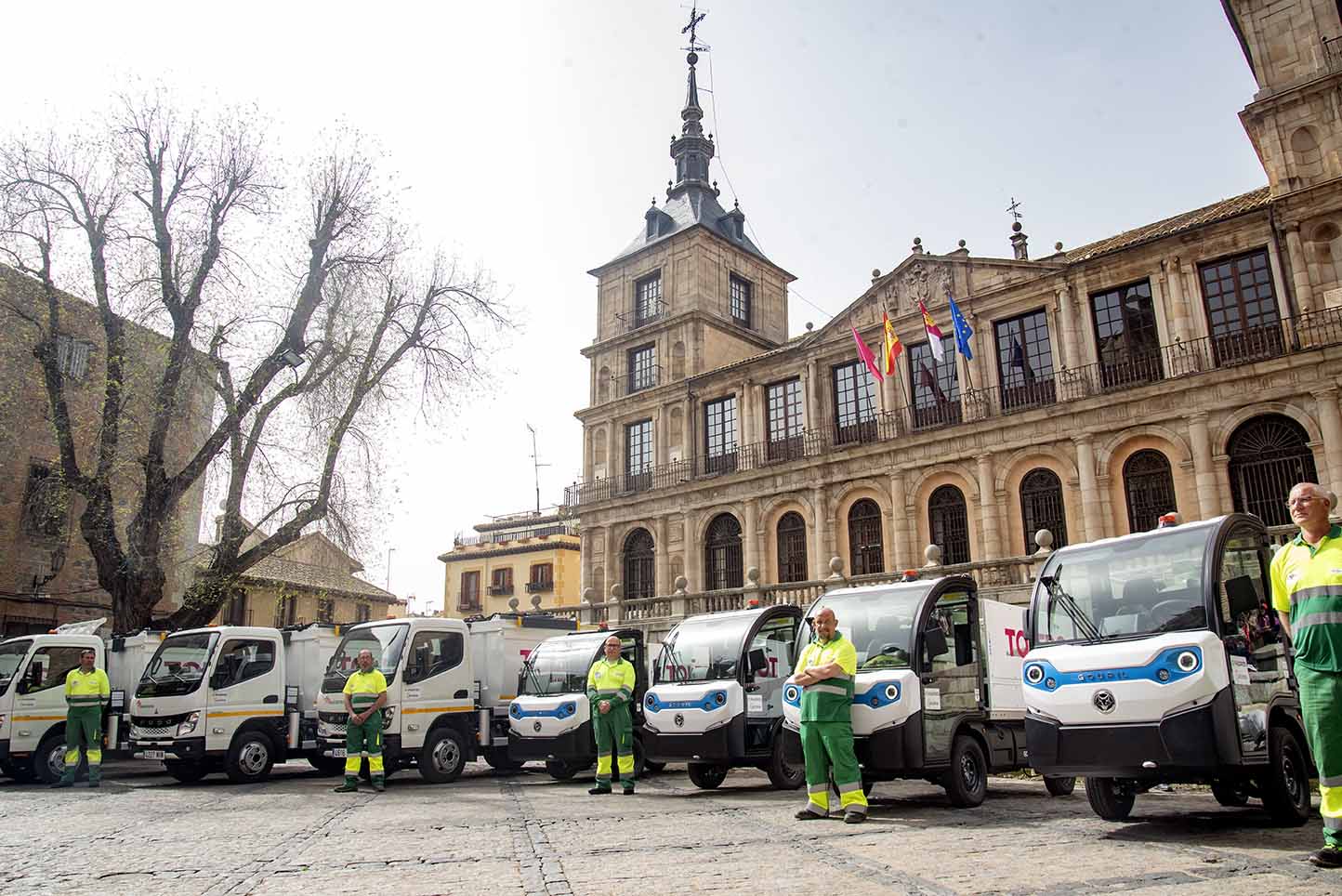 Presentación vehículos de limpieza de Toledo