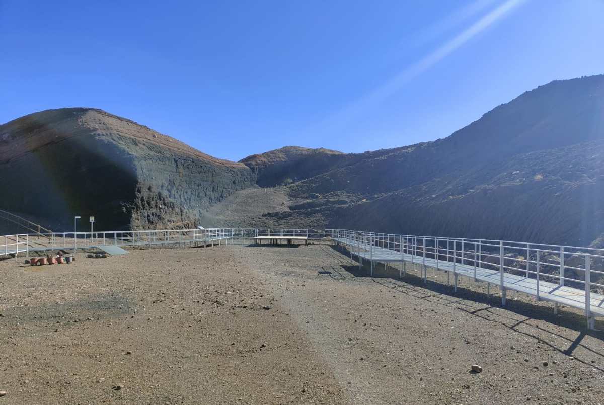 Volcán del Cerro Gordo, en el Geoparque Volcanes de Calatrava. Foto: David Romero.