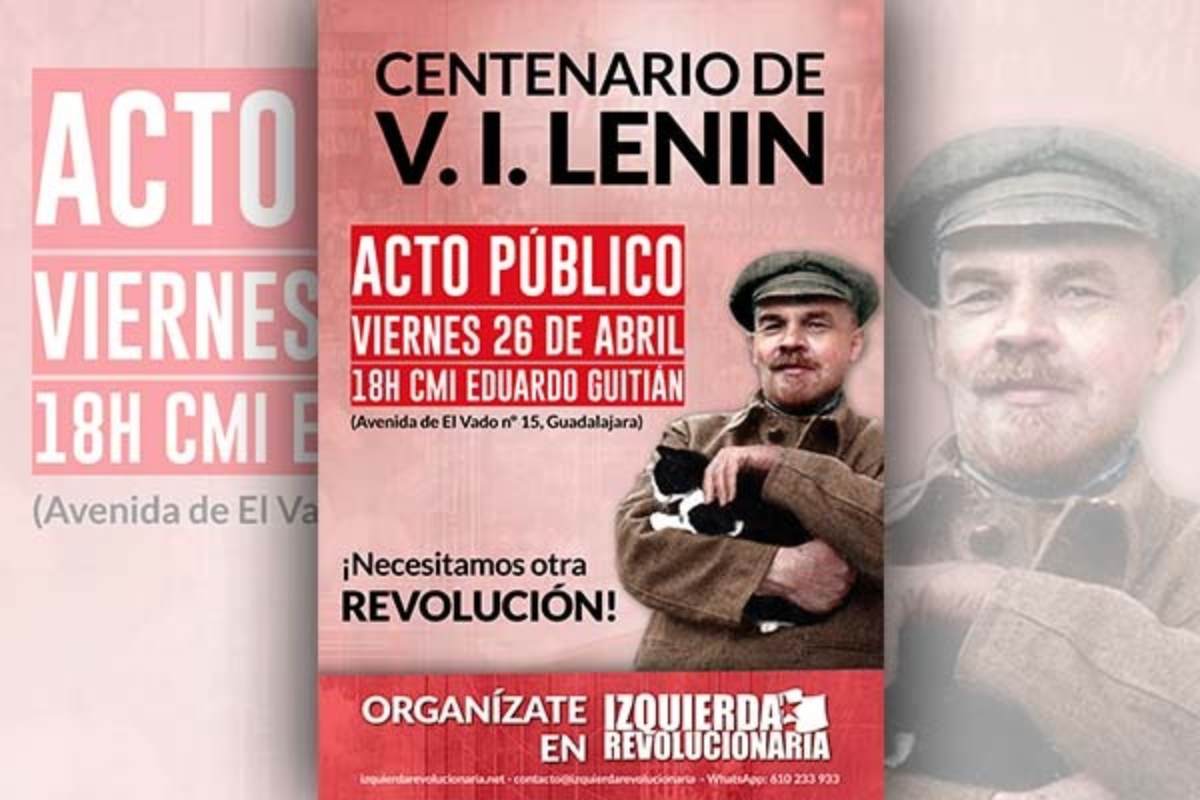 Cartel del acto programado el el CMI Eduardo Güitián de Guadalajara