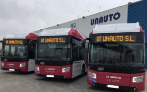En la foto, autobuses de Toledo.