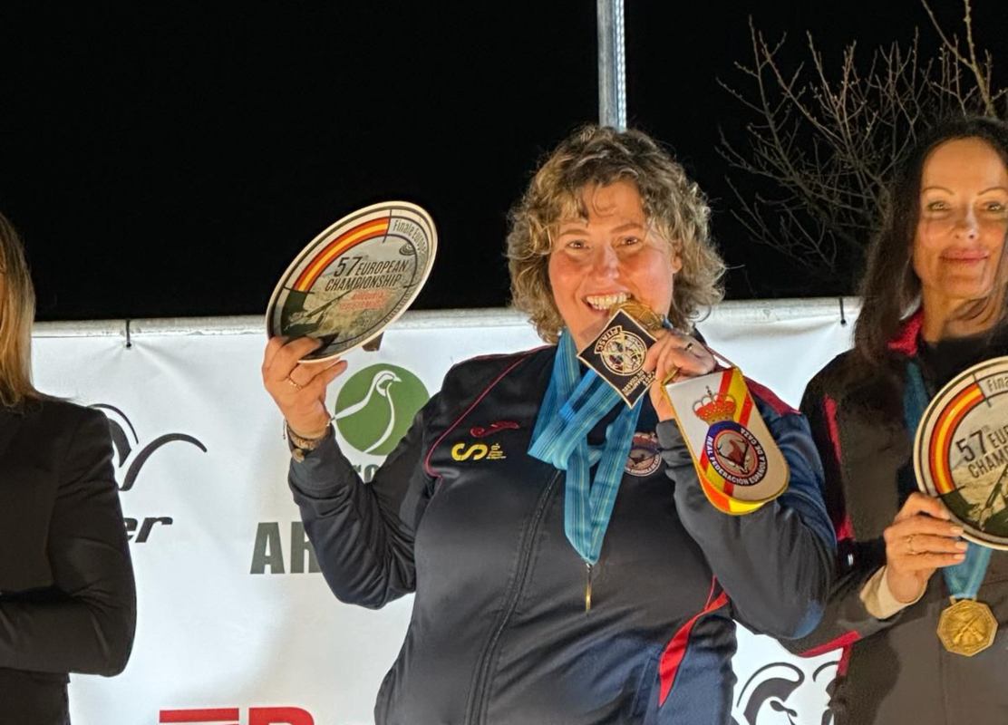 Beatriz Laparra, de nuevo campeona de Europa.