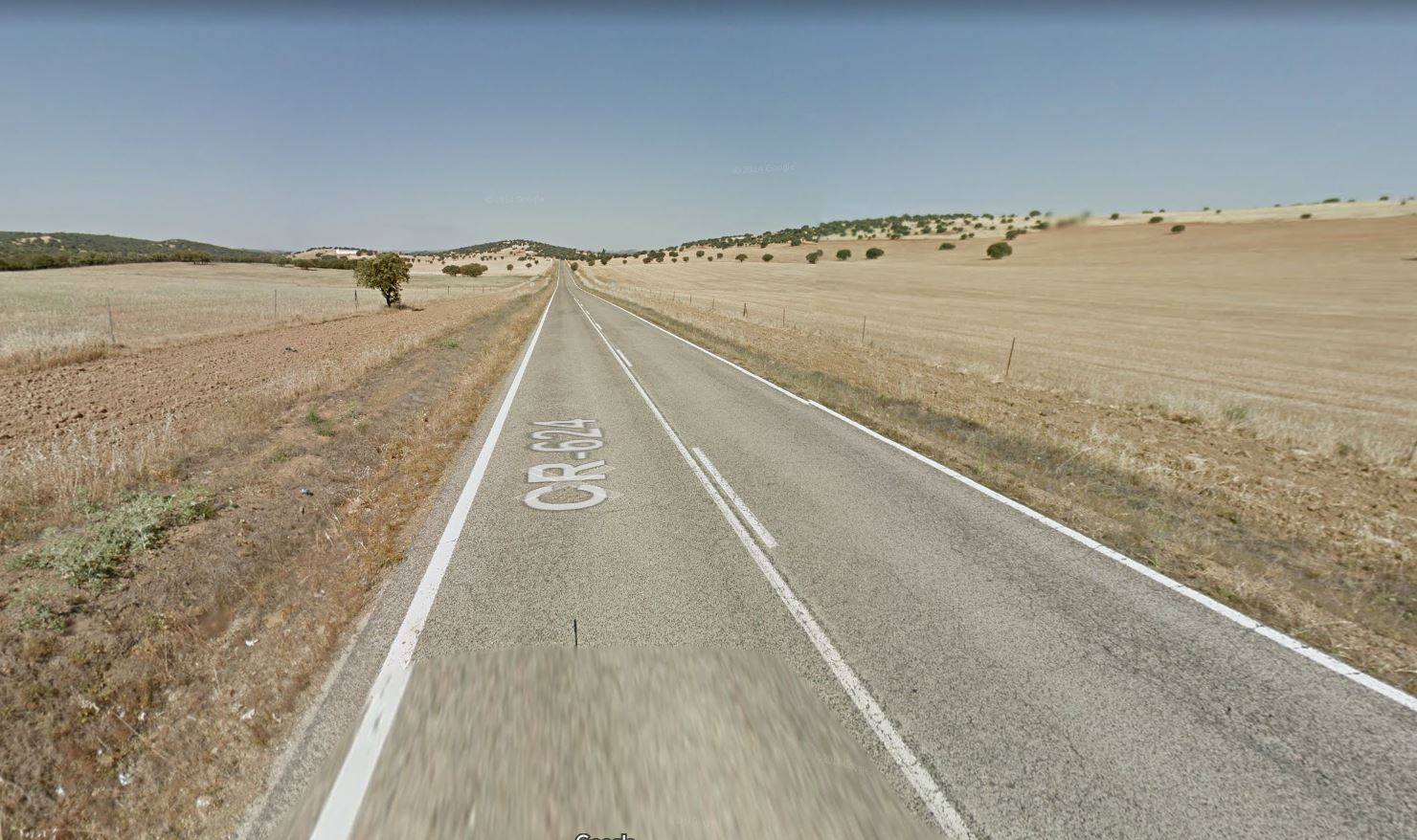 Carretera que une Cózar con Valdepeñas