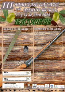 Cartel III Feria Caza y Medio Rural Escopete