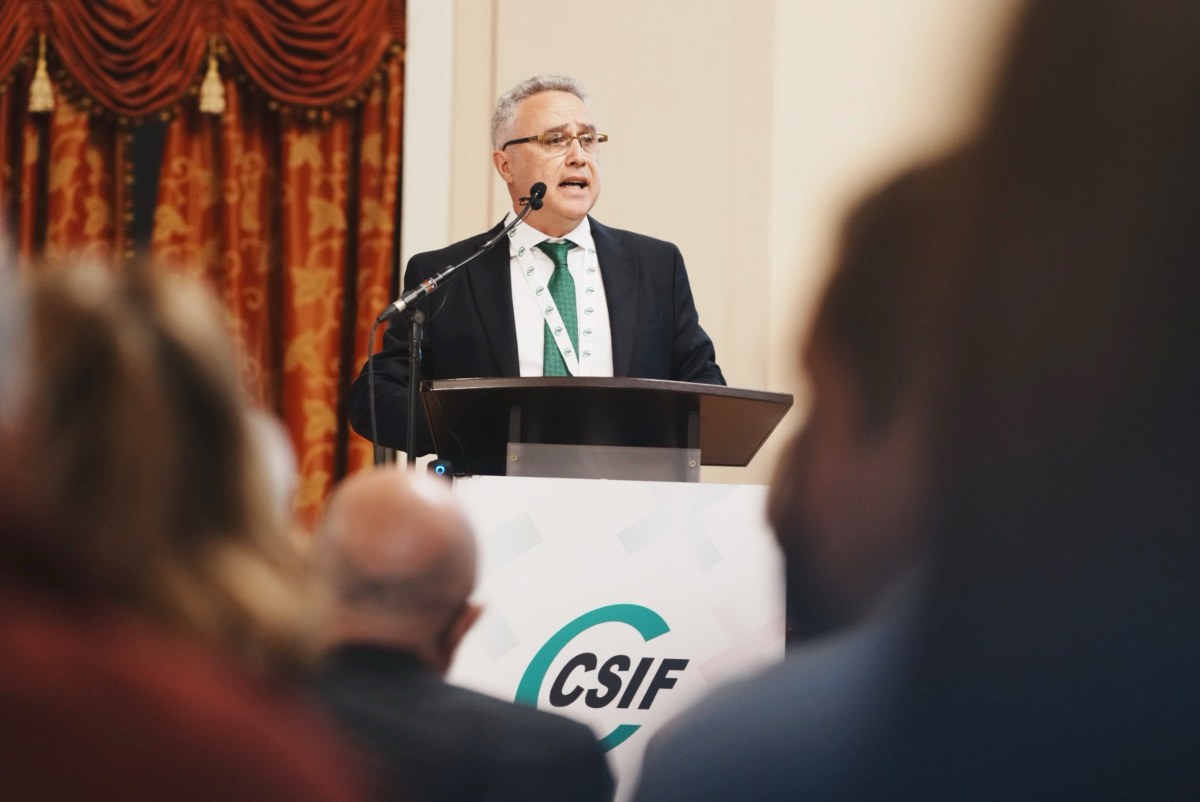 El nuevo presidente de CSIF Castilla-La Mancha, Lorenzo Domínguez