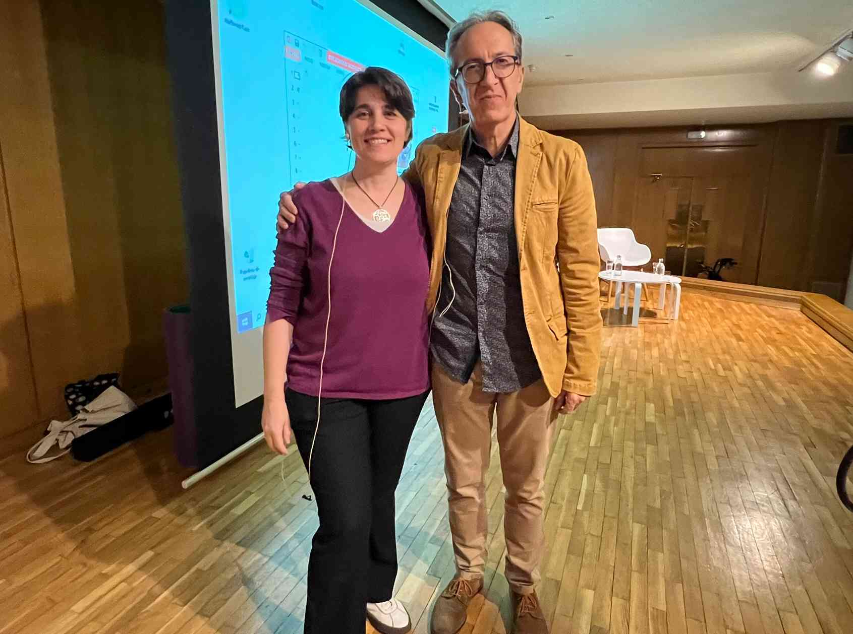 Juan Rodríguez Solis, Jefe de Sección de Geriatría del Hospital Universitario de Guadalajara y Mari Carmen Moreno, Terapeuta Ocupacional de Geriatría