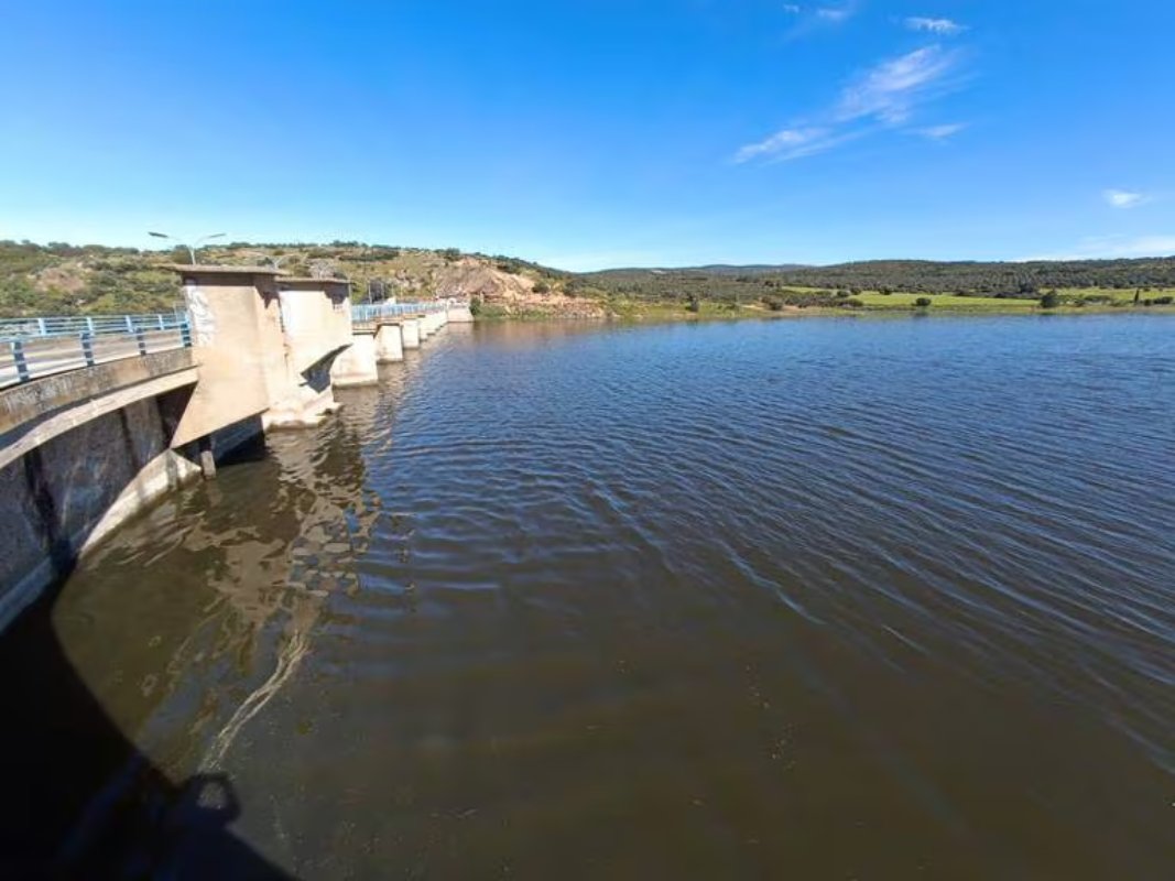 Imagen del embalse del Vicario en Ciudad Real