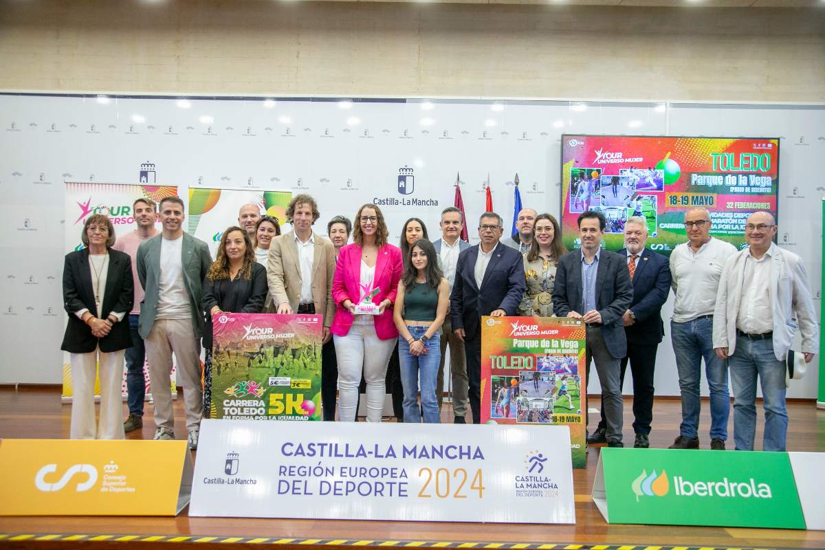 Presentación del Tour Universo Mujer en Toledo.