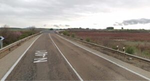 Un tramo de la carretera N-401