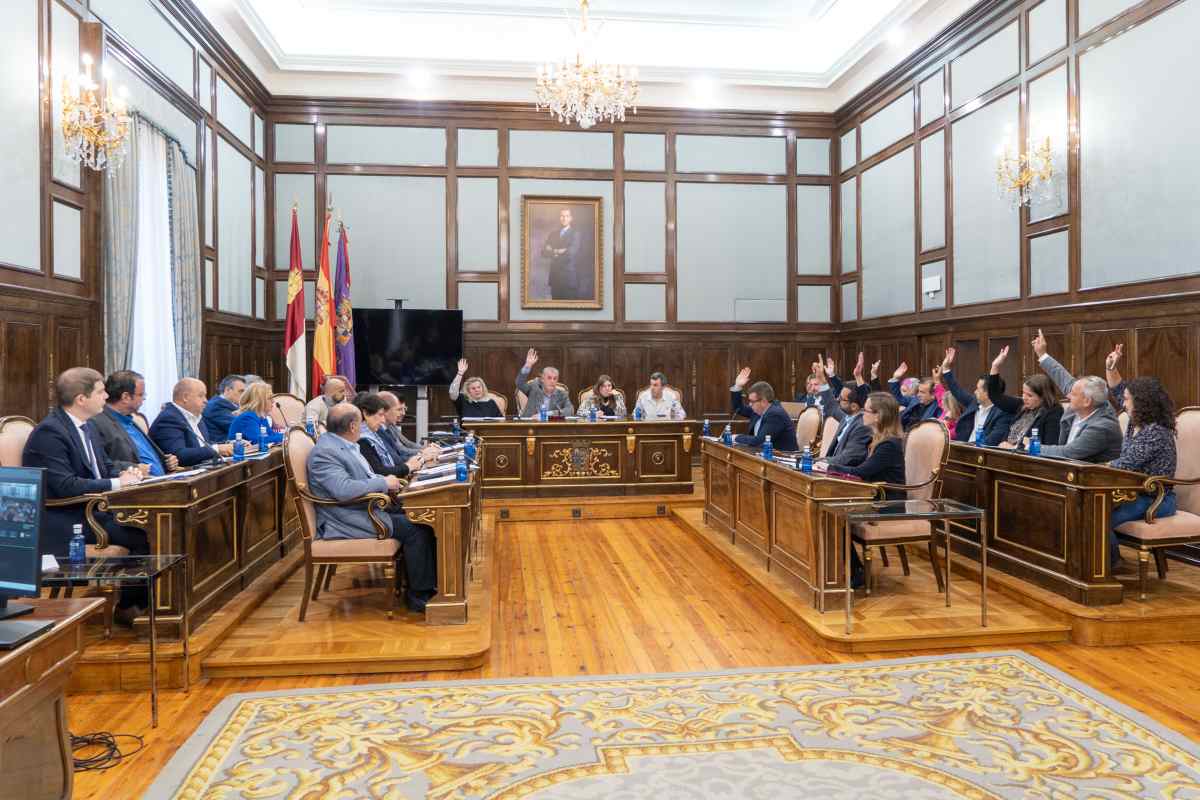 Votación aprobación moción trasvase Diputación de Guadalajara