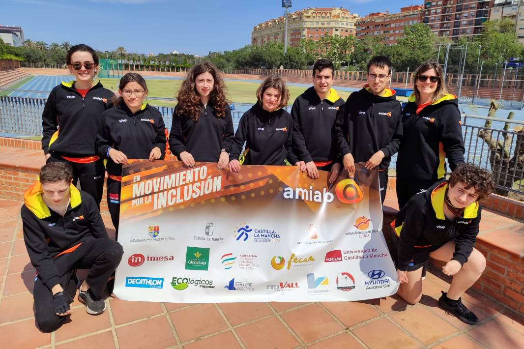 Integrantes del CD Amiab Cuenca que participaron en el Nacional de Feddi.