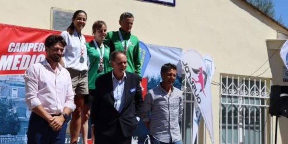 Arantza Toledo, en lo más alto del podio. Foto: Cuenca con Carácter.