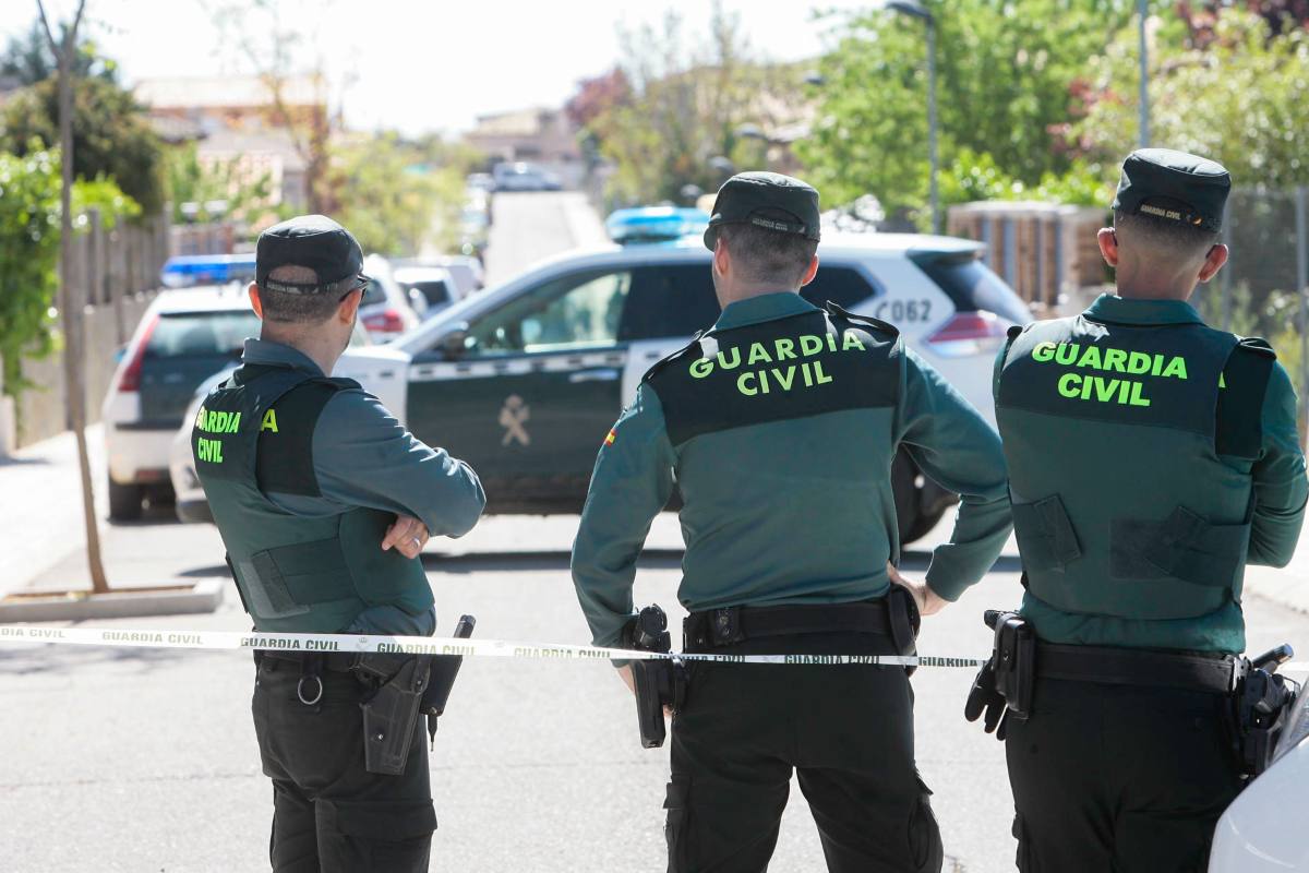 Guardia Civil en el triple crimen de Chiloeches (Guadalajara)