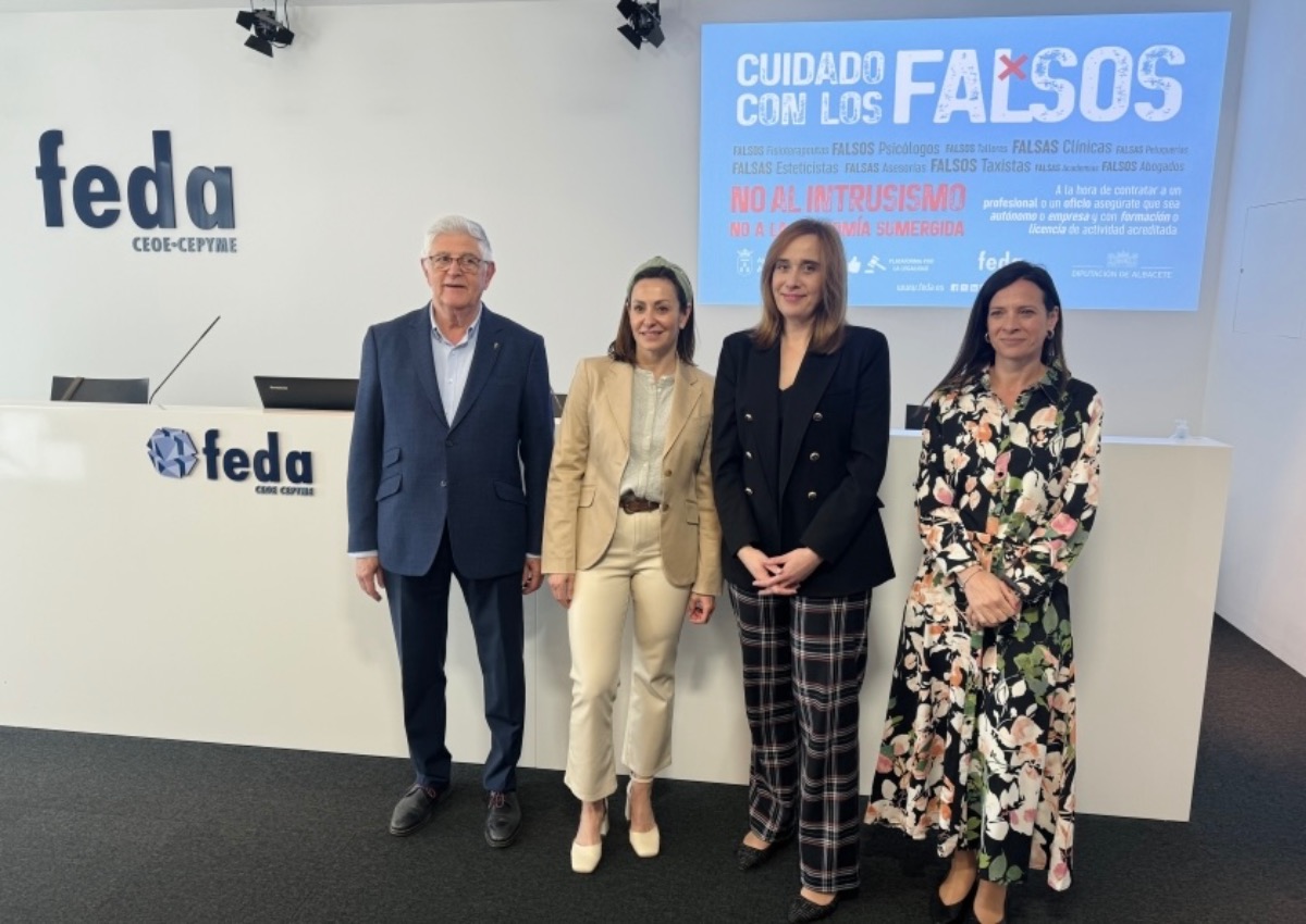 Presentación campaña de FEDA 'Cuidado con los falsos'