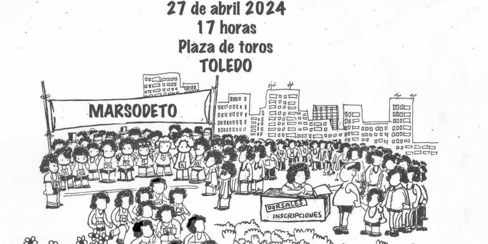 Uno de los carteles de la Marcha y Carrera de Marsodeto.