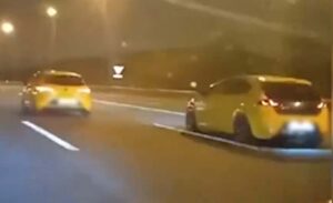 Carrera ilegal en la M-45.
