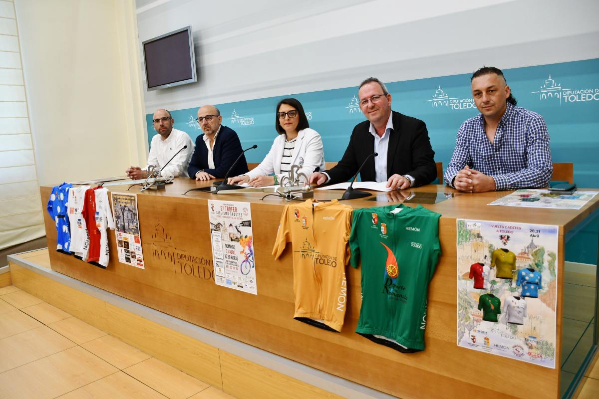 La diputada provincial Pilar Martín presentó la I Vuelta Ciclista Cadete a Toledo.