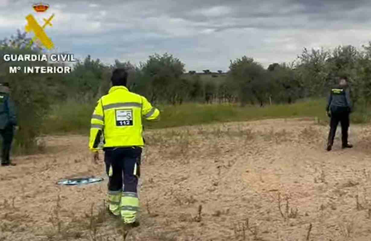 Imagen del dispositivo de búsqueda del hombre de 83 años desaparecido en Escalona.