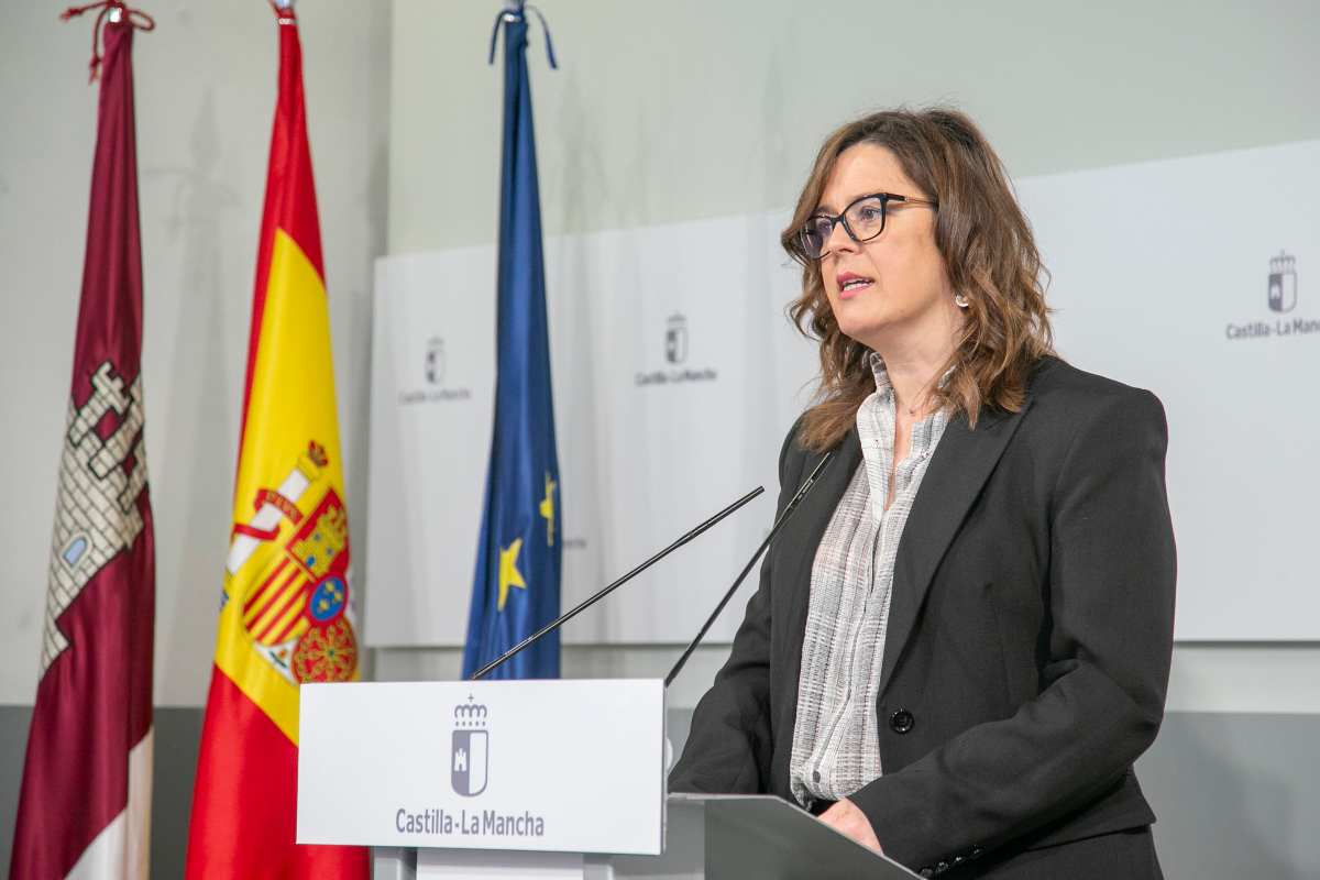 La consejera portavoz del Gobierno de Castilla-La Mancha, Esther Padilla.