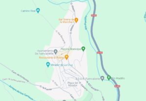 Accidente mortal en Fuencaliente. Imagen: Google Maps.