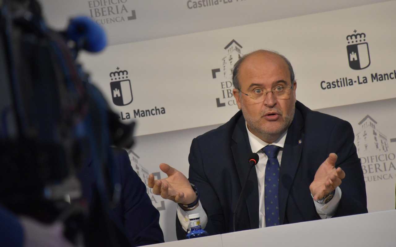 El vicepresidente de Castilla-La Mancha, José Luis Martínez Guijarro.