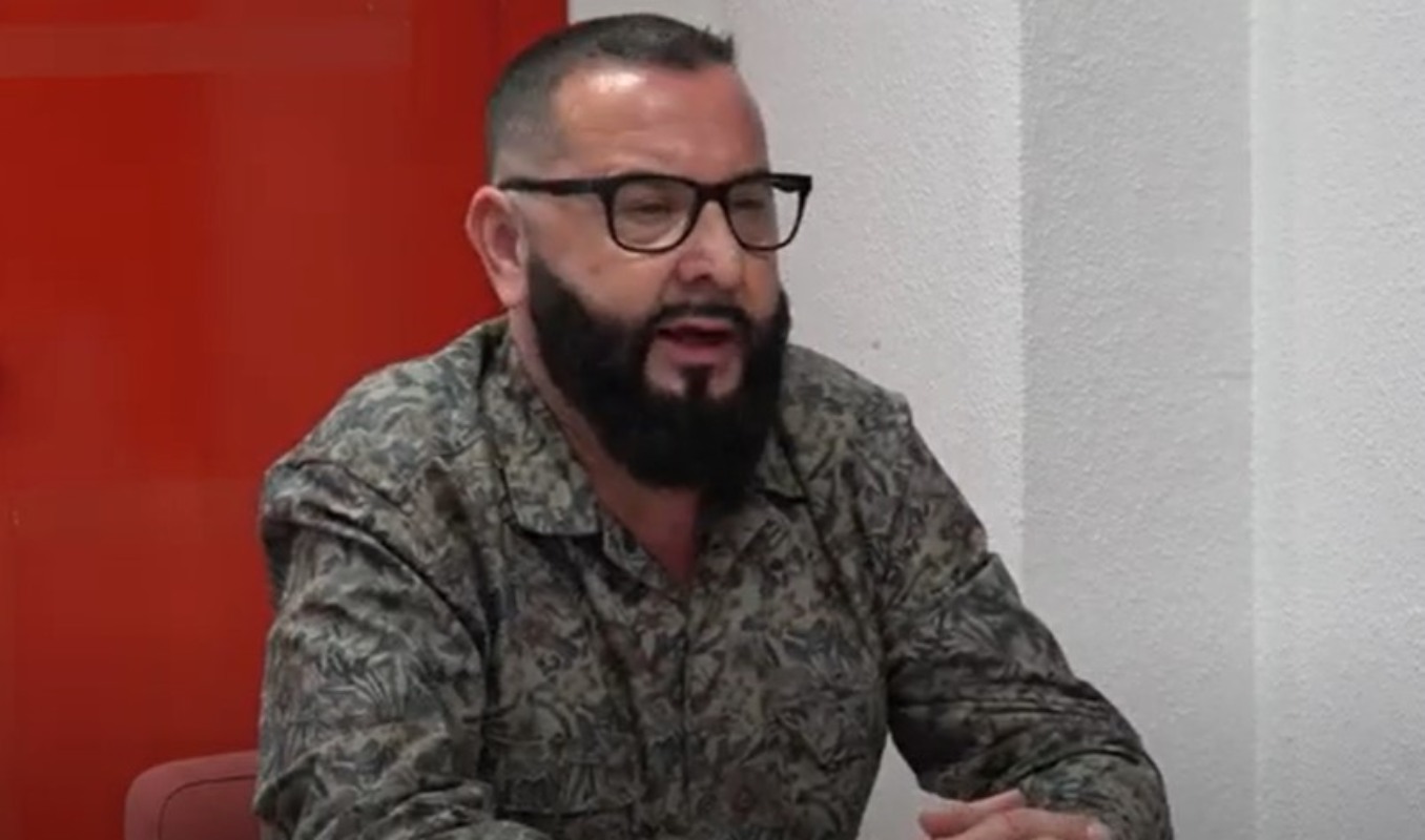 El coordinador provincial de Izquierda Unida en Toledo, Jorge Vega (en una entrevista reciente).