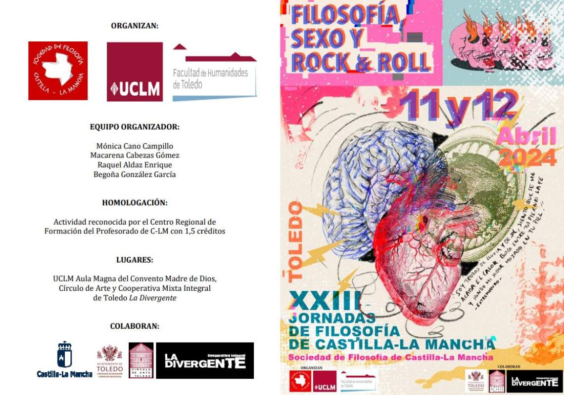 Jornada "Filosofía, sexo y rock and roll" en Toledo.