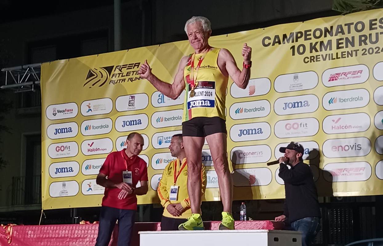 Juan López, de nuevo campeón de España. Foto: CAT.