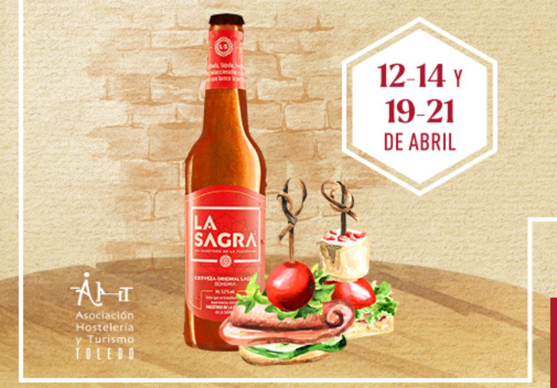 Detalle del cartel de las Jornadas Gastronómicas de Cerveza La Sagra.
